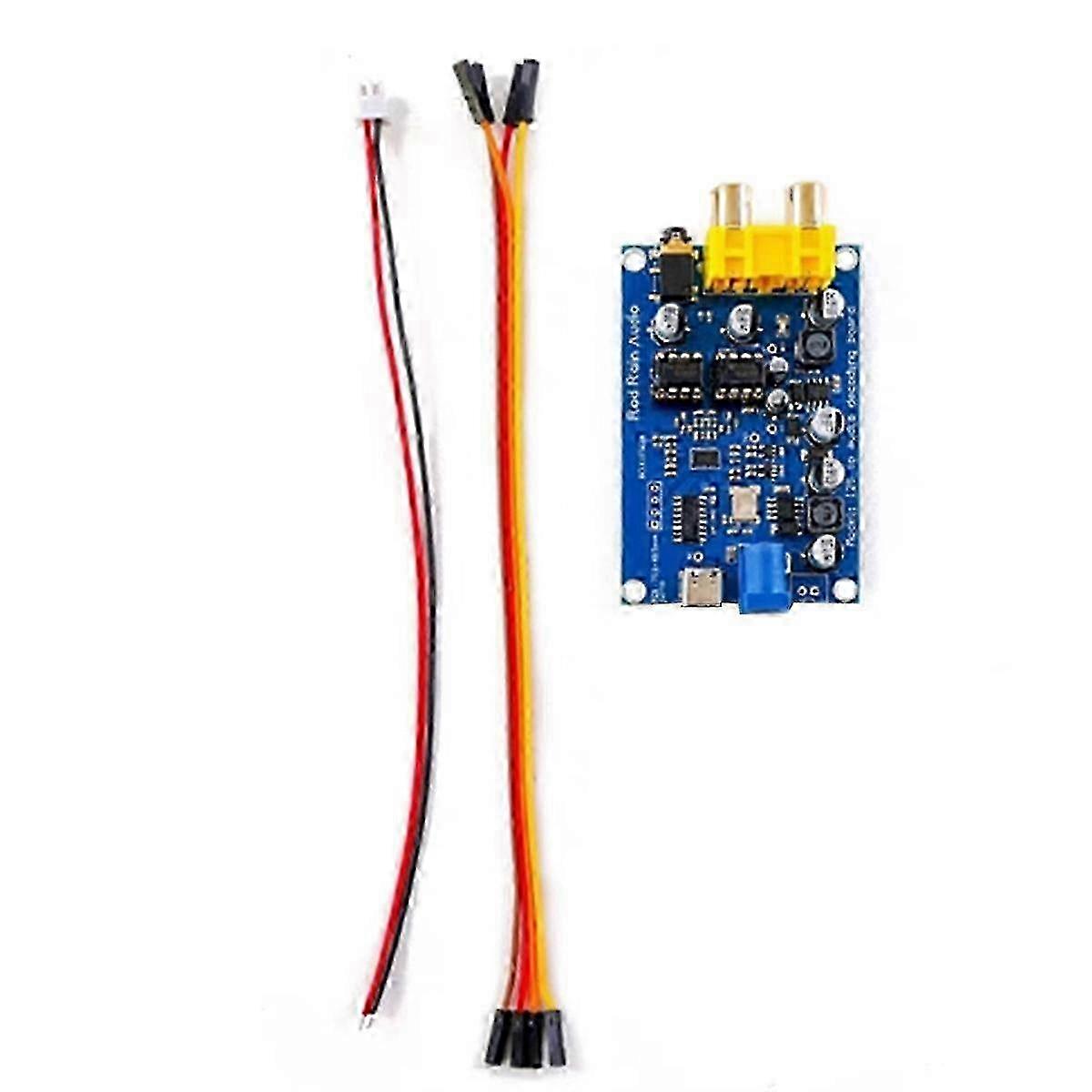 ES9038Q2M I2S Decoder Board with DSD Optical & Coaxial Input, HiFi Audio Amplifier for Headphone Output