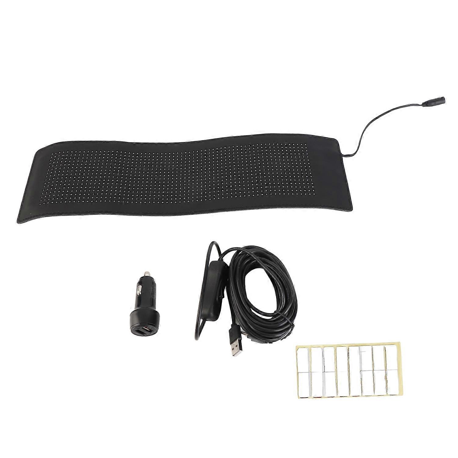 Flexible LED Car Screen Bluetooth App Control 16x64 Custom Text Pattern Programmable Advertising LED