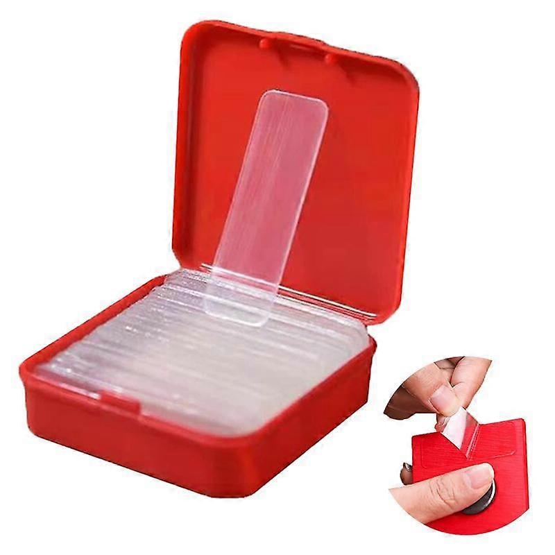 Reusable Double Sided Adhesive Tape, Transparent Strong Sticky Wall Strips, Multifunctional Tape for Home Office Dormitory