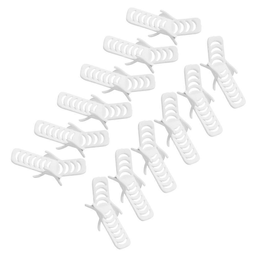 White PVC Mini Beach Chair for Decoration 12Pcs Artificial Models