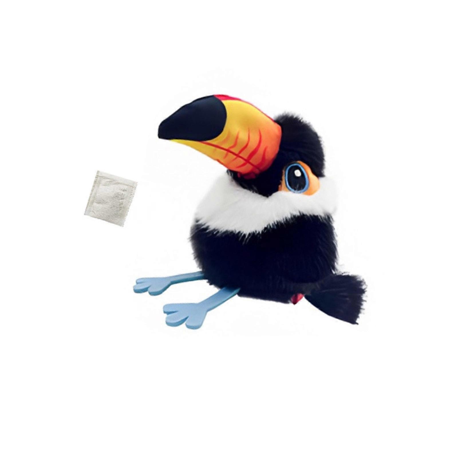 ABS Bird Teaser Toy Realistic Animal Noise Stimulation for Active Multicolor