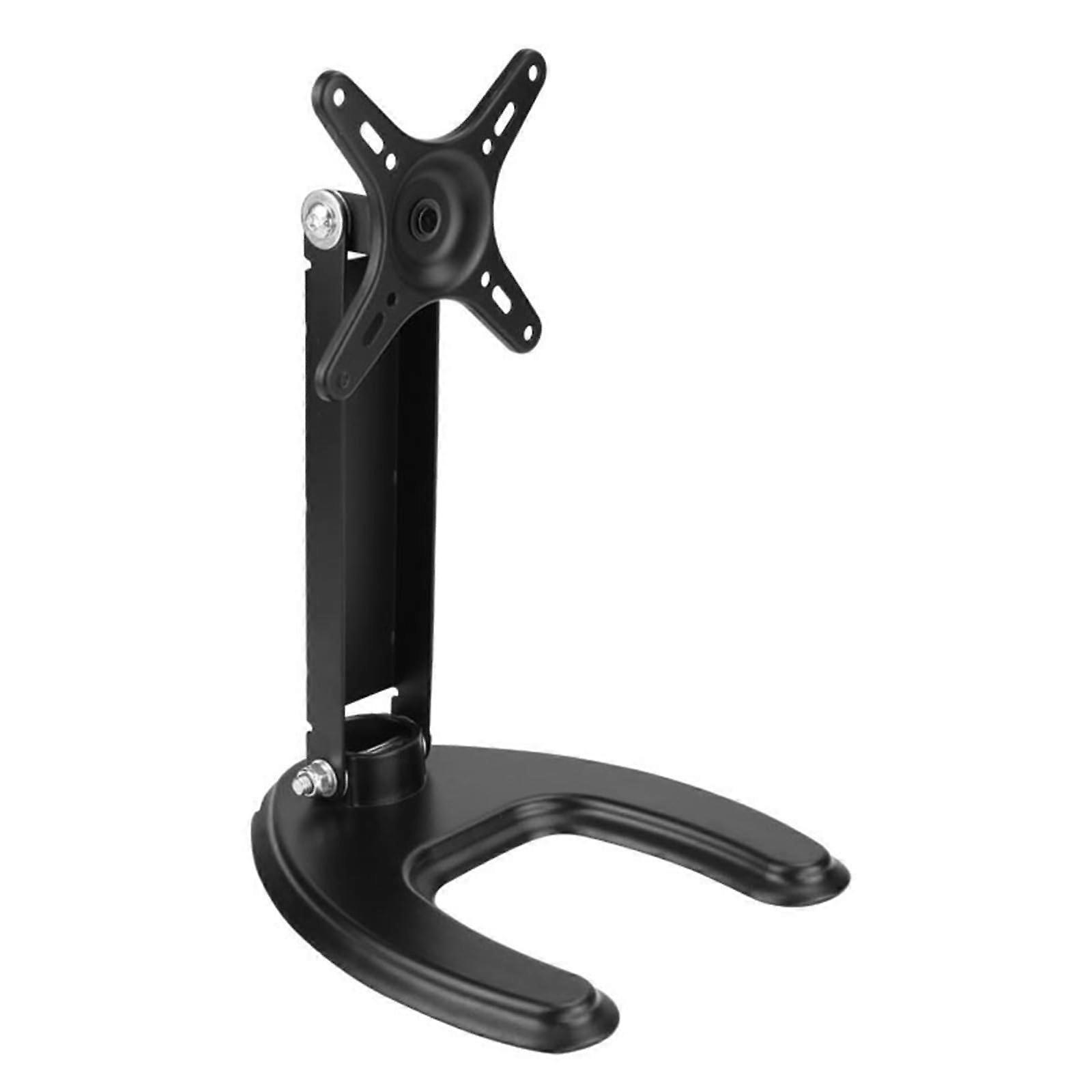 360 Rotating Monitor Stand with Foldable Base Mount for Desk Tablet and Smart Display Holder