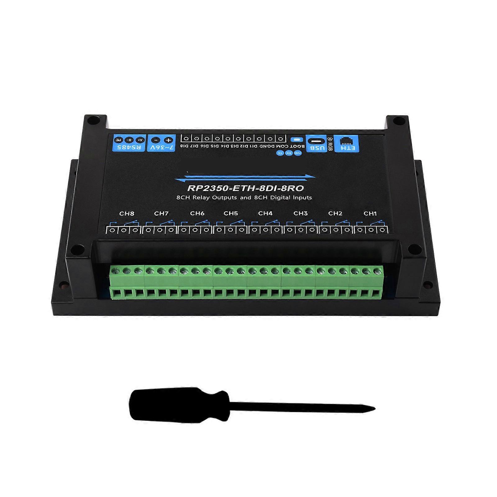 8 Kontrol Panosu Uzaktan İzleme Endüstriyel 8 Yönlü Ethernet Modülü Ethernet İletişimi Bluetooth Uyumlu Çok Renkli