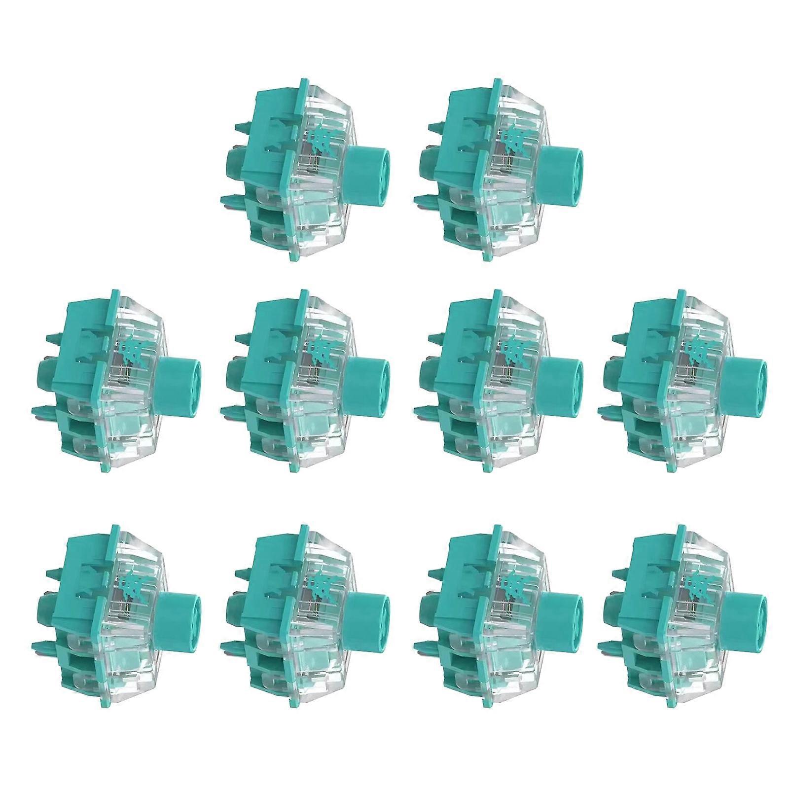 Color Light Mechanical Switches For Gaming Keyboards Fast Response And Crisp Tactile Feedbacks For Long Time Use 10PCS Multicolor