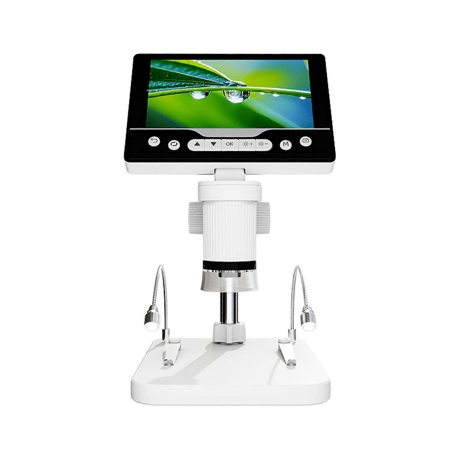 Ergonomic Handheld Digital 12MP Output For Microelectronics Maintenance And Education Use  White