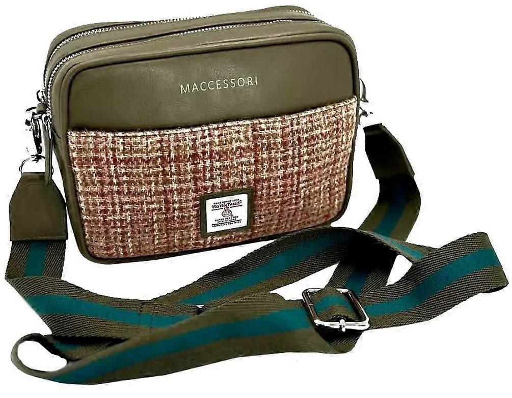 Maccessori Harris Tweed Camera Bag - Maple Red