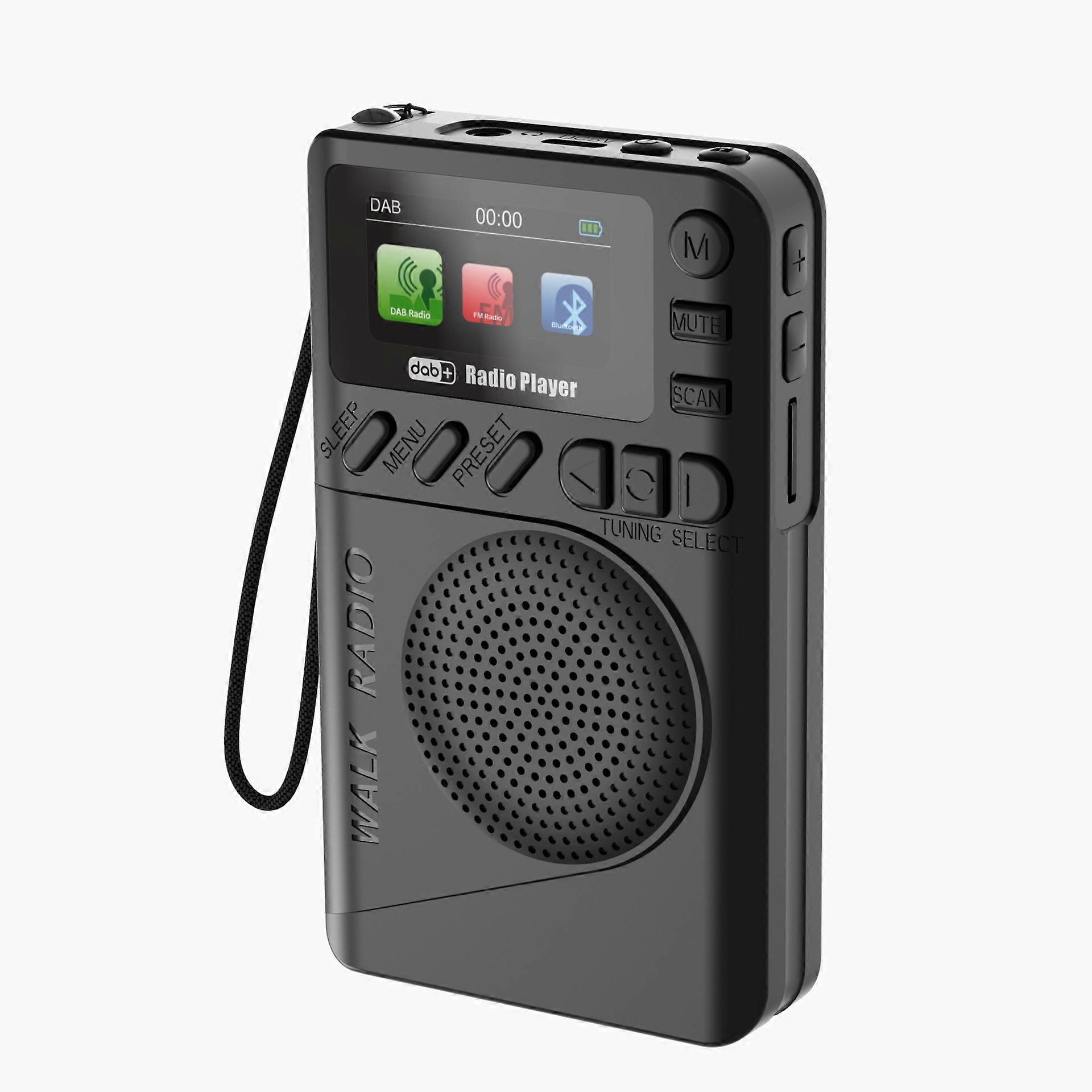 Pocket Dab Radio Fm Digital Demodulator Mp3 Player With Lcd Display