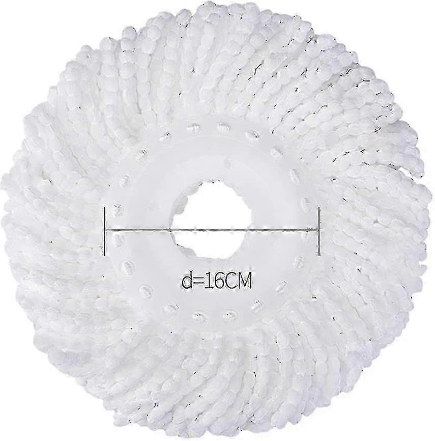 3-Pack White Replacement Heads for Hurricane Spinning Mop