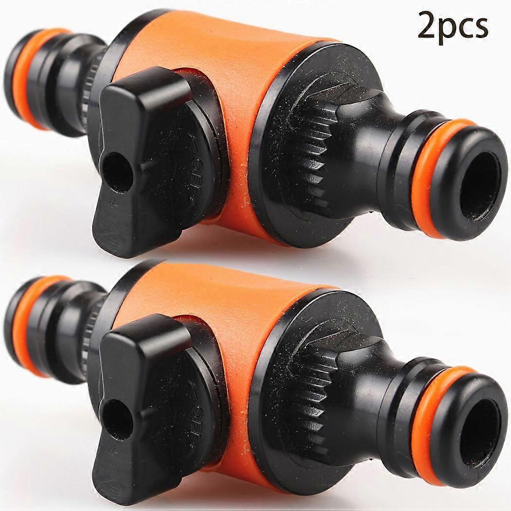 2Pcs Hose Connector ABS TPR Connector Fitting Garden