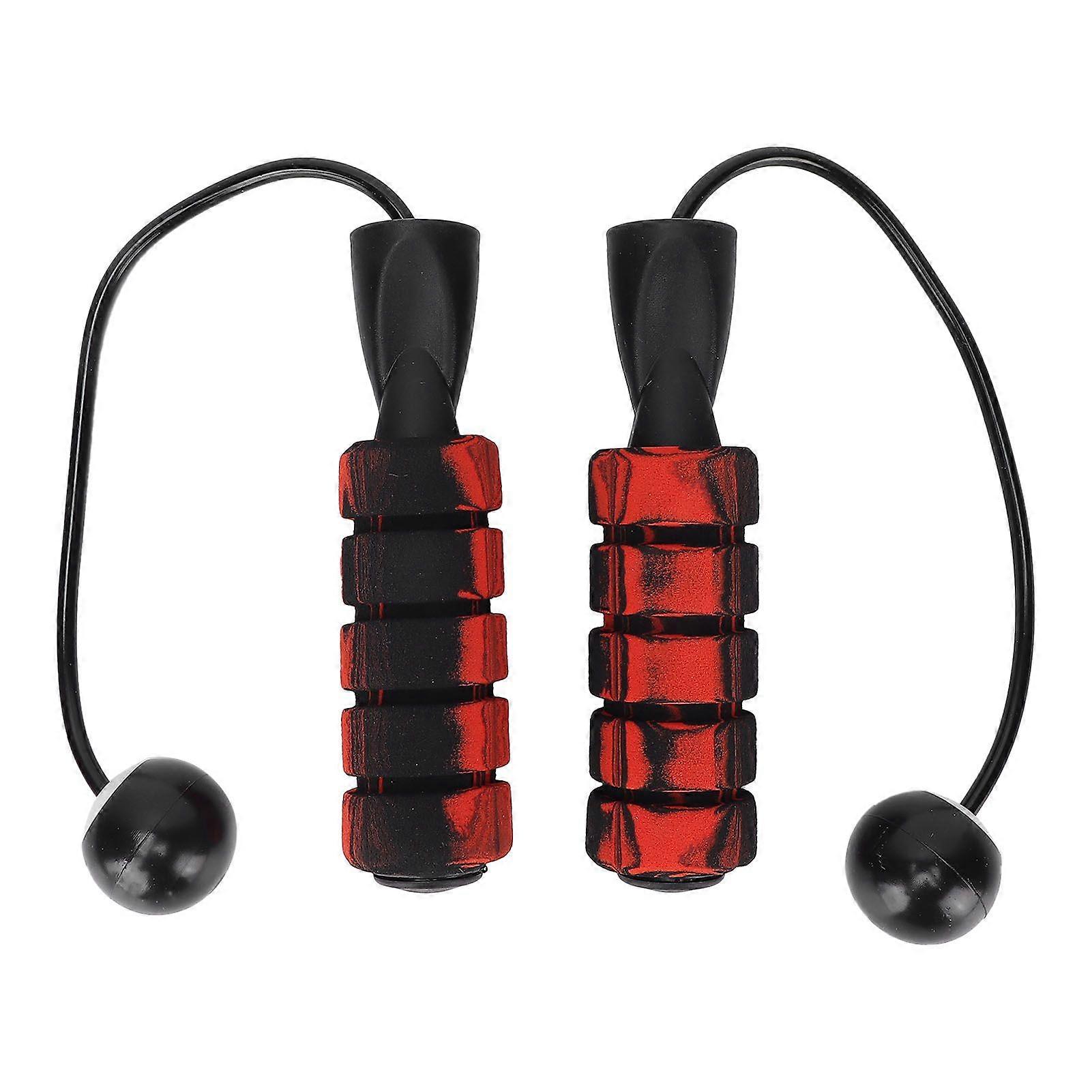 Wireless, silent, weighted, athletic jump rope, indoor training tool