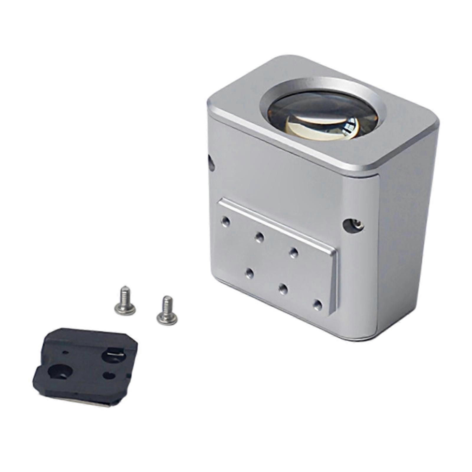 Optically Waist Level Viewfinder 35mm/24mm Frame Line Adjustable Shoe Mount Offset Focusing Companion For Framing Accessories  Silver