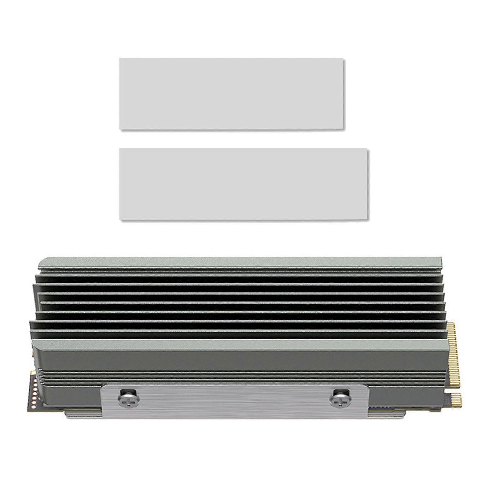 High Efficiency Cooling Solution For M.2 12 2280 SSDs Featuring Aluminum Construction And Silents Operation Multicolor