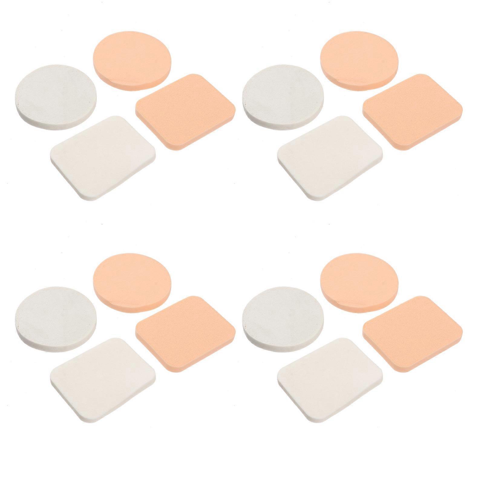 Face Powder Puff Makeup Sponge for Blusher 20Pcs Facial Sponge Set