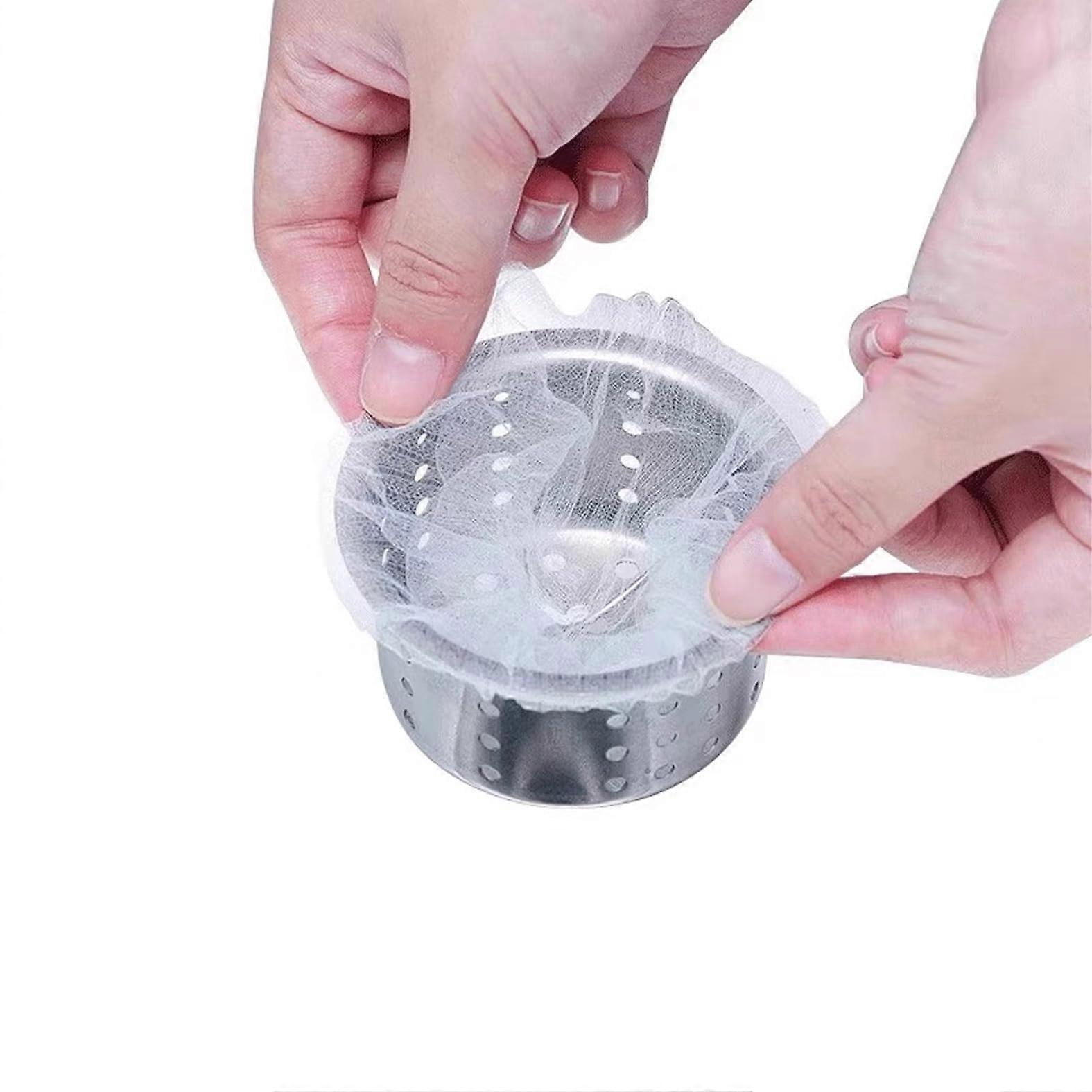 Disposable Sink Strainer 200PCS TearResistant Mesh for Clog Prevention in Kitchen and Bathroom