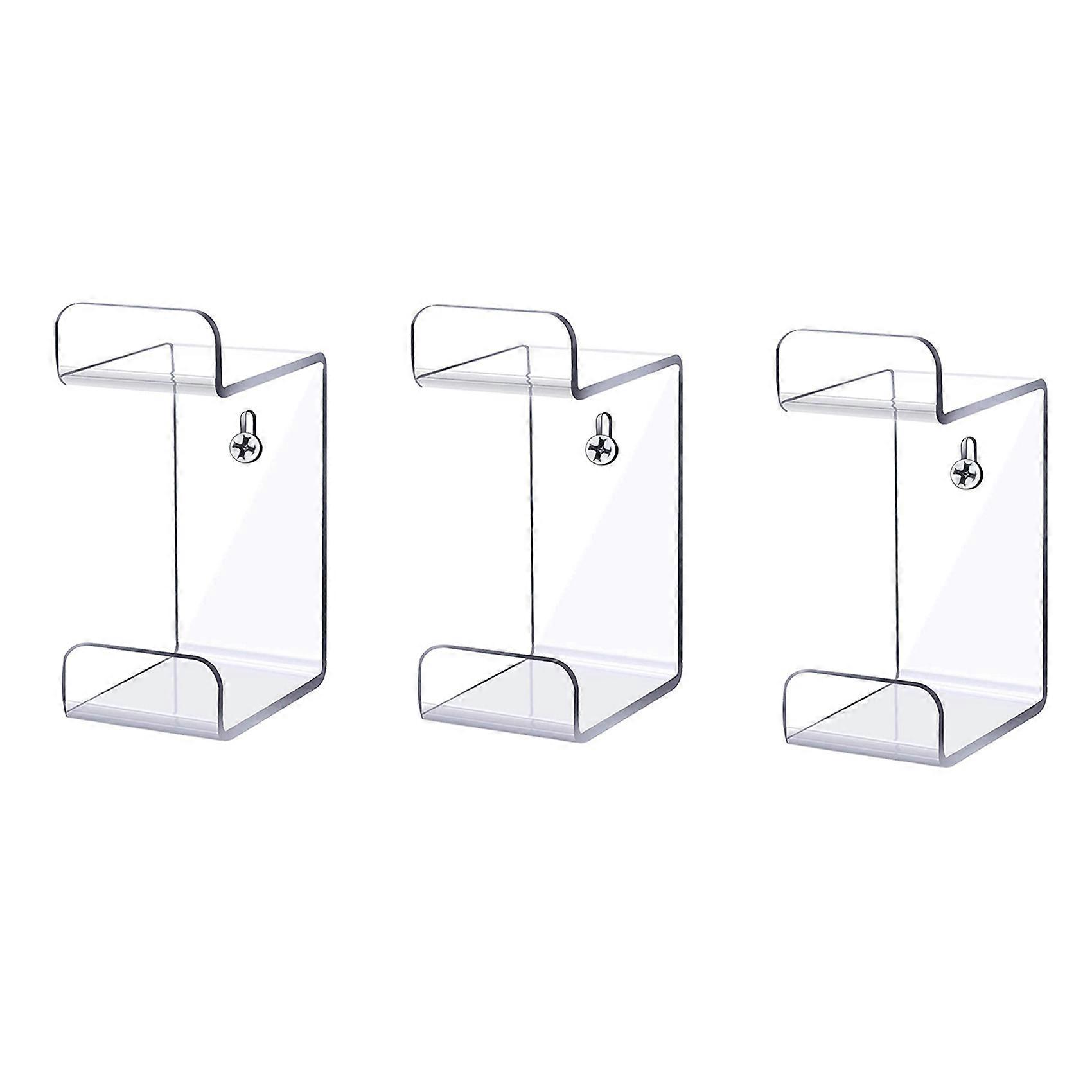 3X Universal Game Controller Holder Wall Mounted Headset Stand Hanger Space Saving Gamepad Holder Wall Mount for PS4