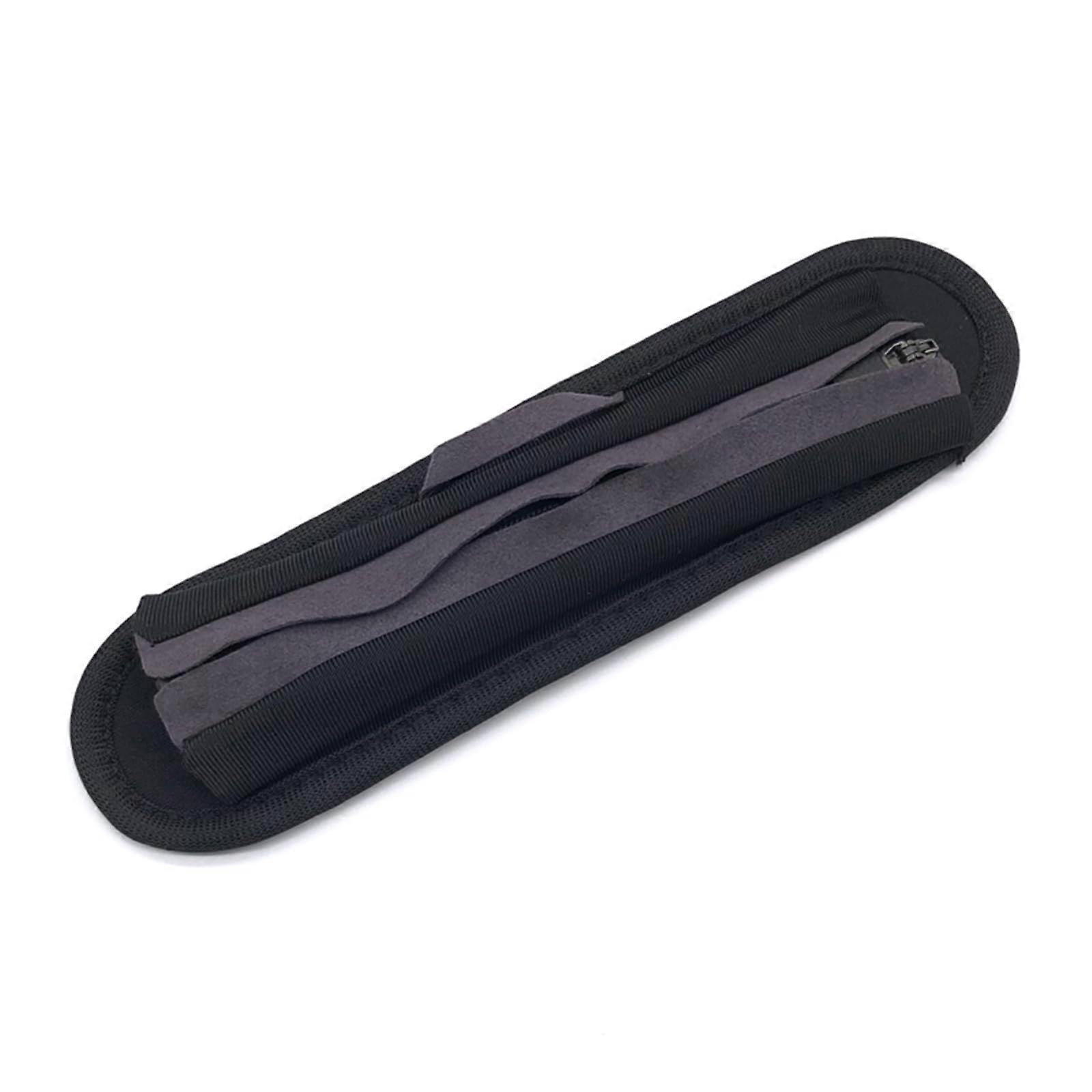 Zipper Design Headphone Headband Cover for Compatible Models Black Large