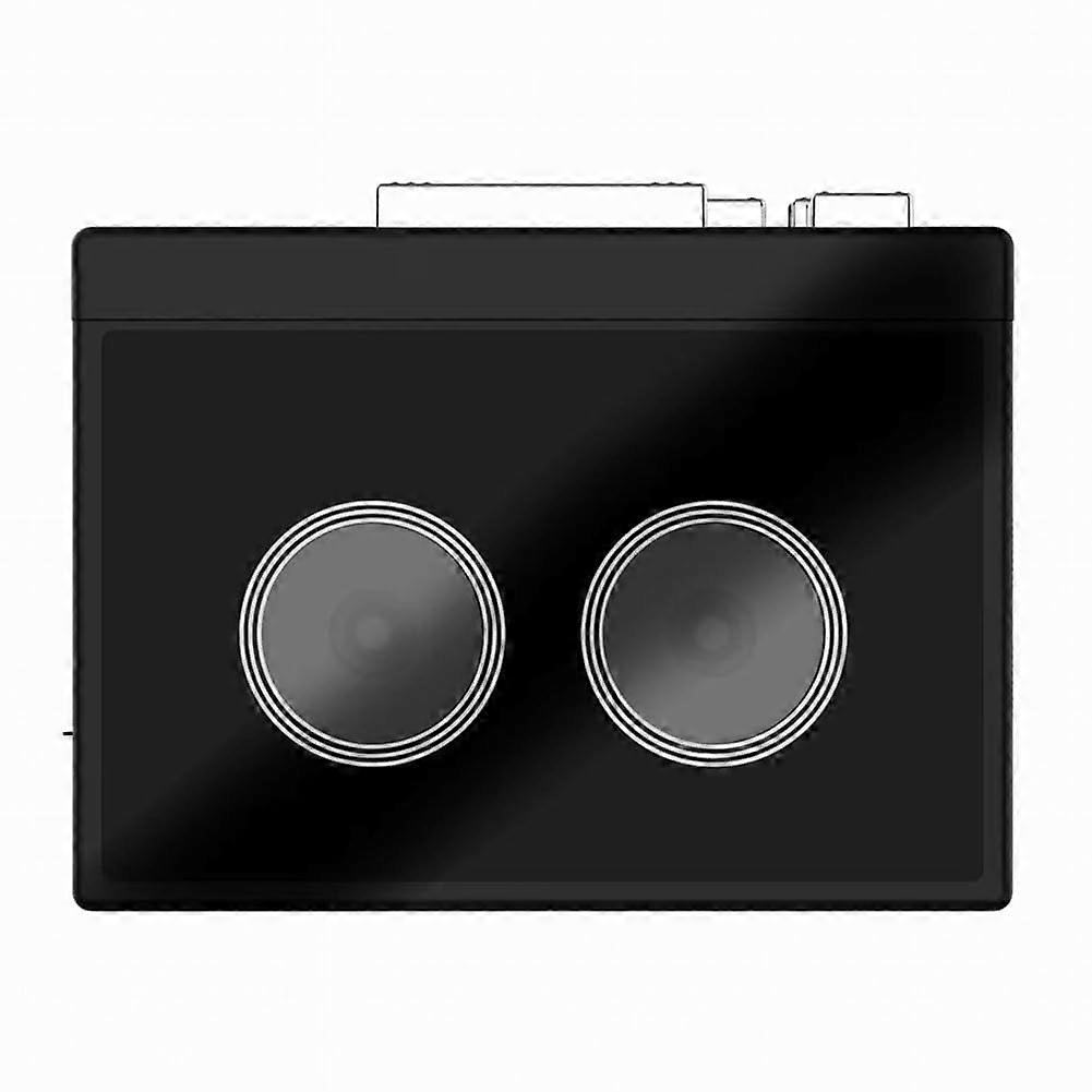 Radio Cassette Tape Player Retro Portable Design With Auto Flip Function, Play, Fast Forward, Rewind