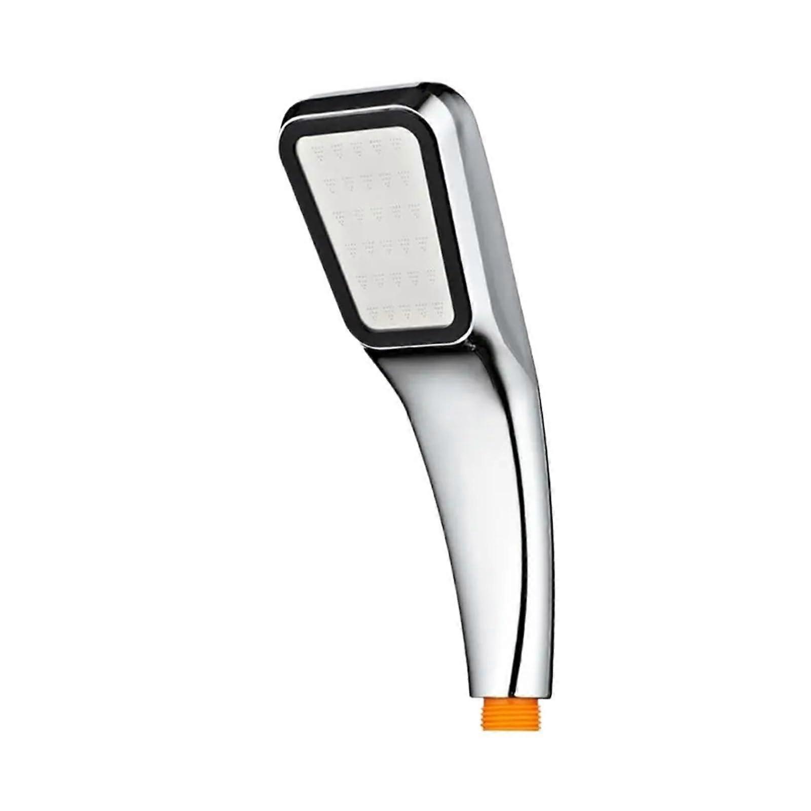 Handheld Shower Head with Chrome Finish,  Pressure Rainfall, Water Saving Design, Orange