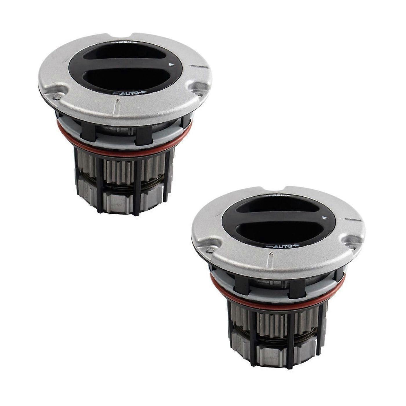 Pair Front Auto Locking Hub Actuators 4WD Kit for Ford F250 F350 F450 F550 Super Duty 20062010