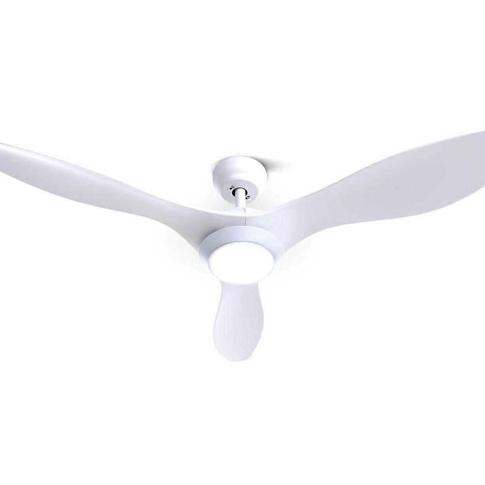 Devanti 52'' Ceiling Fan Dc Motor W/Light W/Remote White Ceiling Fans