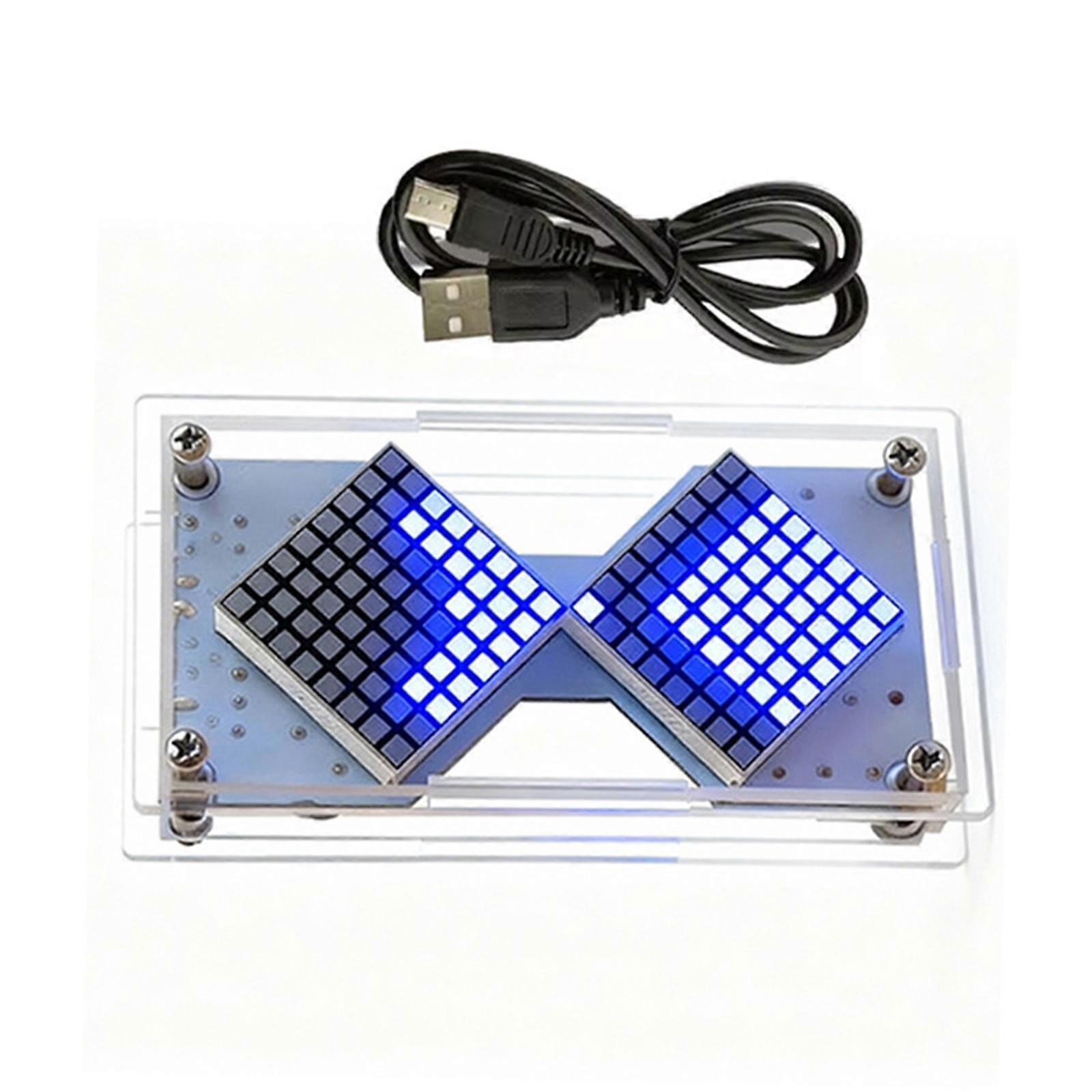 LED Dot Electronic Circuit Gravitation Sensory Electronic Soldering Practice Development Board Replacement Multicolor