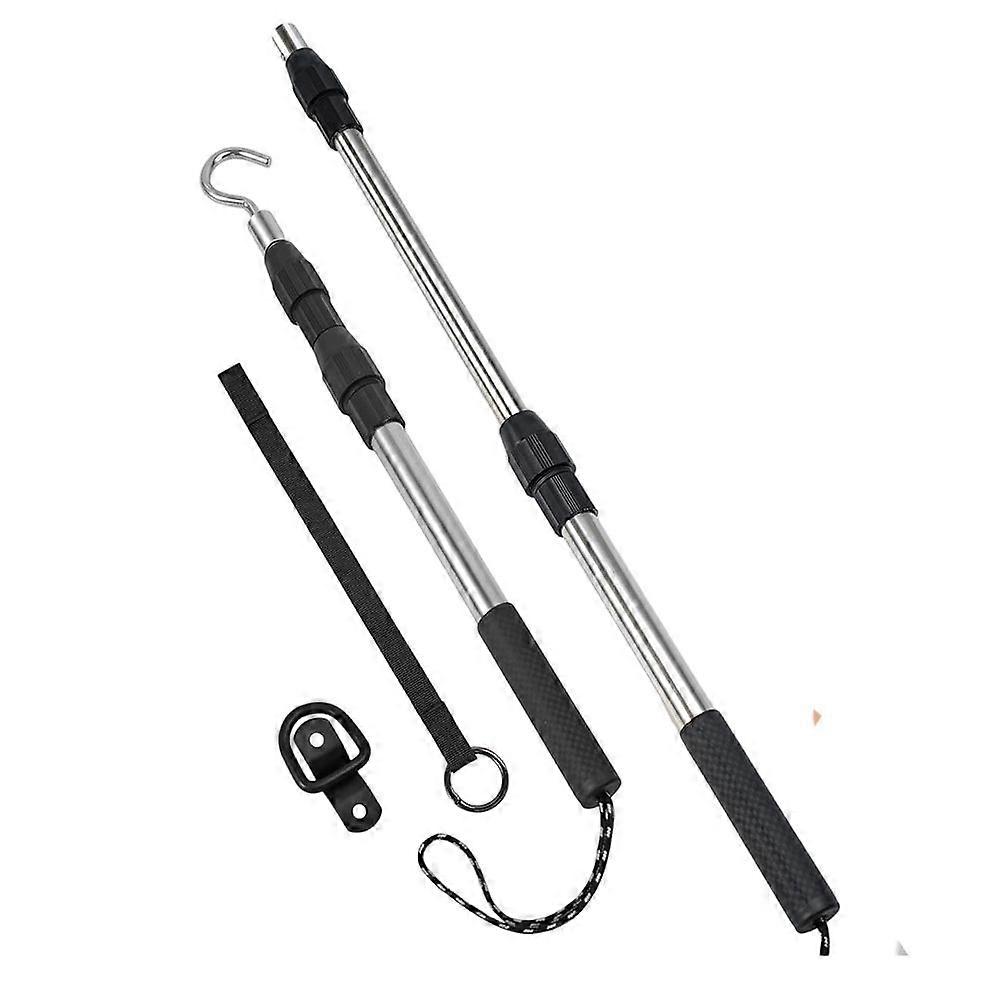 Attic Pull Down Hook, Extendable Attic Pull Rod, Attic Ladder Pull Down System Kit Contains One 40-Inch Telescopic Pole