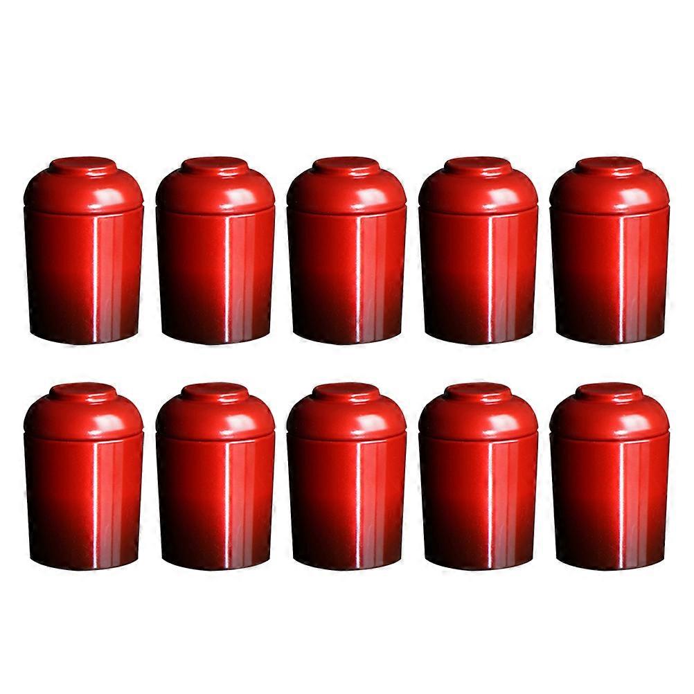 Mini Tea Can Portable Sealed Container for Tea Storage 10Pcs