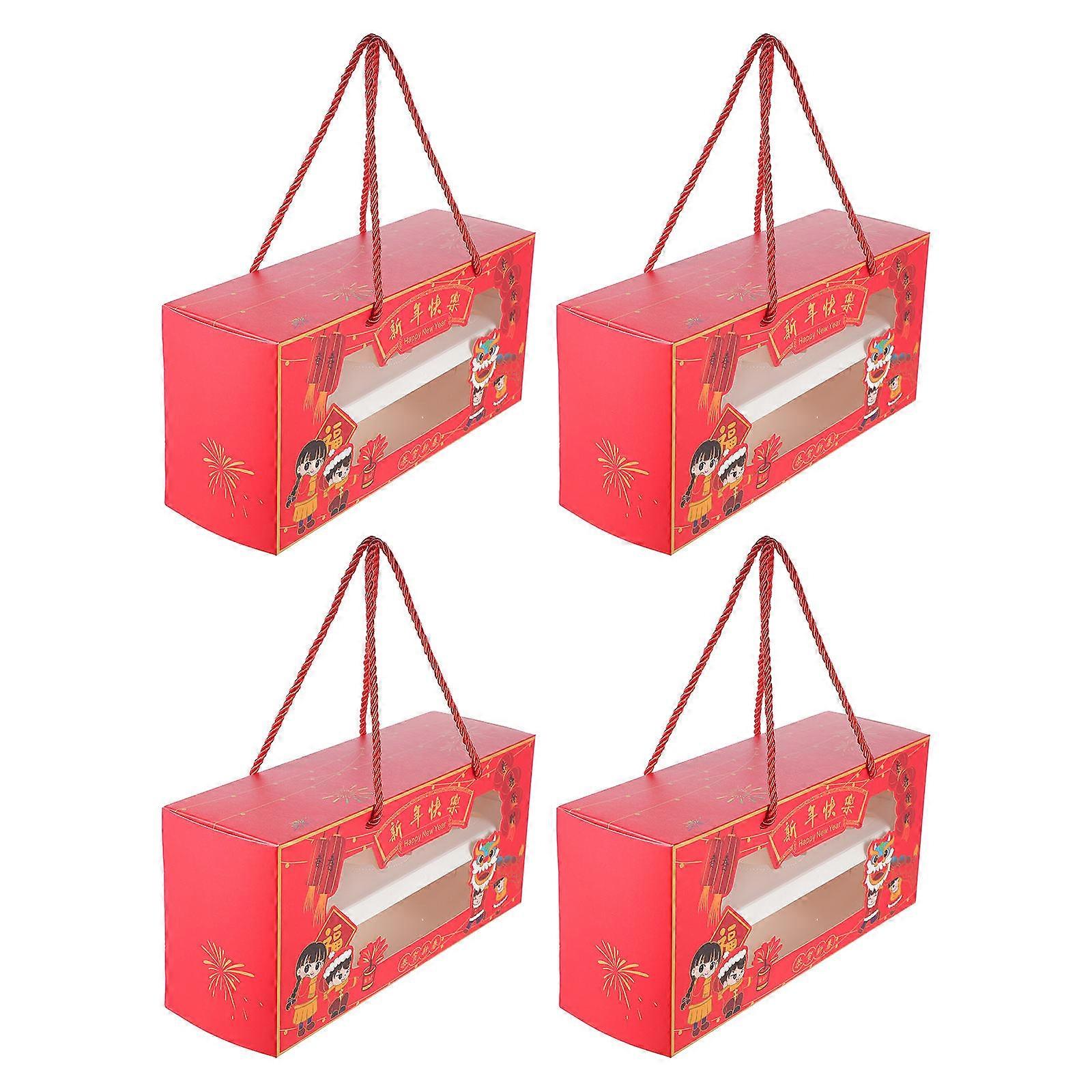 Tiger Year Handy Storage Boxes for Cake Paper Use 8Pcs Assorted Color