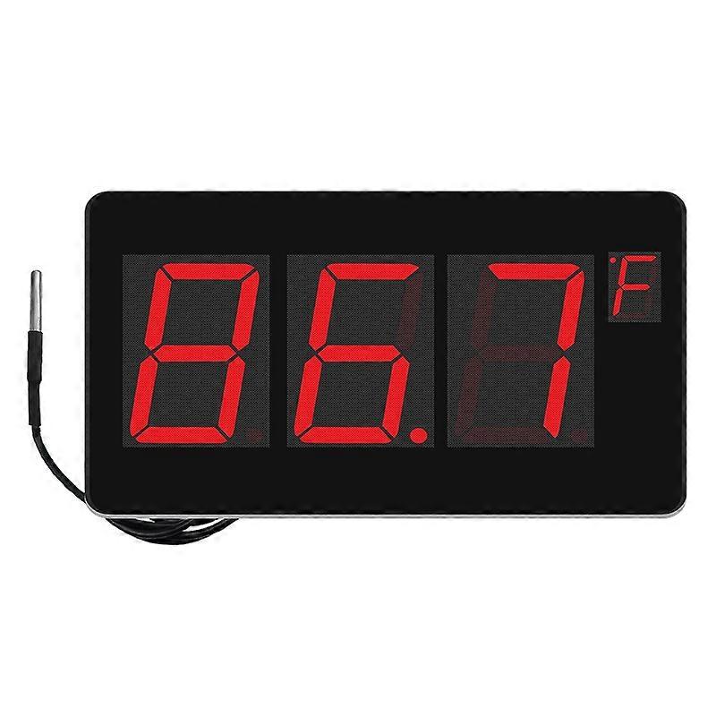 Digital Wall Thermometer Outdoor With Temperature Sensor C/F Switch For Sauna And Swimming Pool