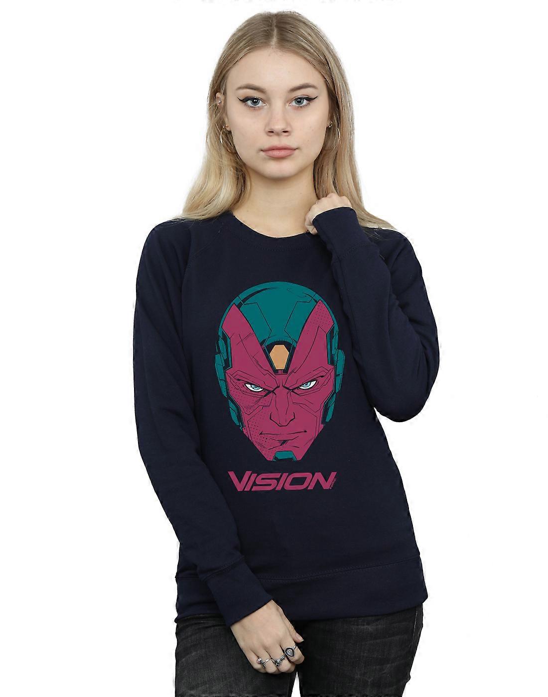 Marvel Women's Avengers Vision Head Sweatshirt