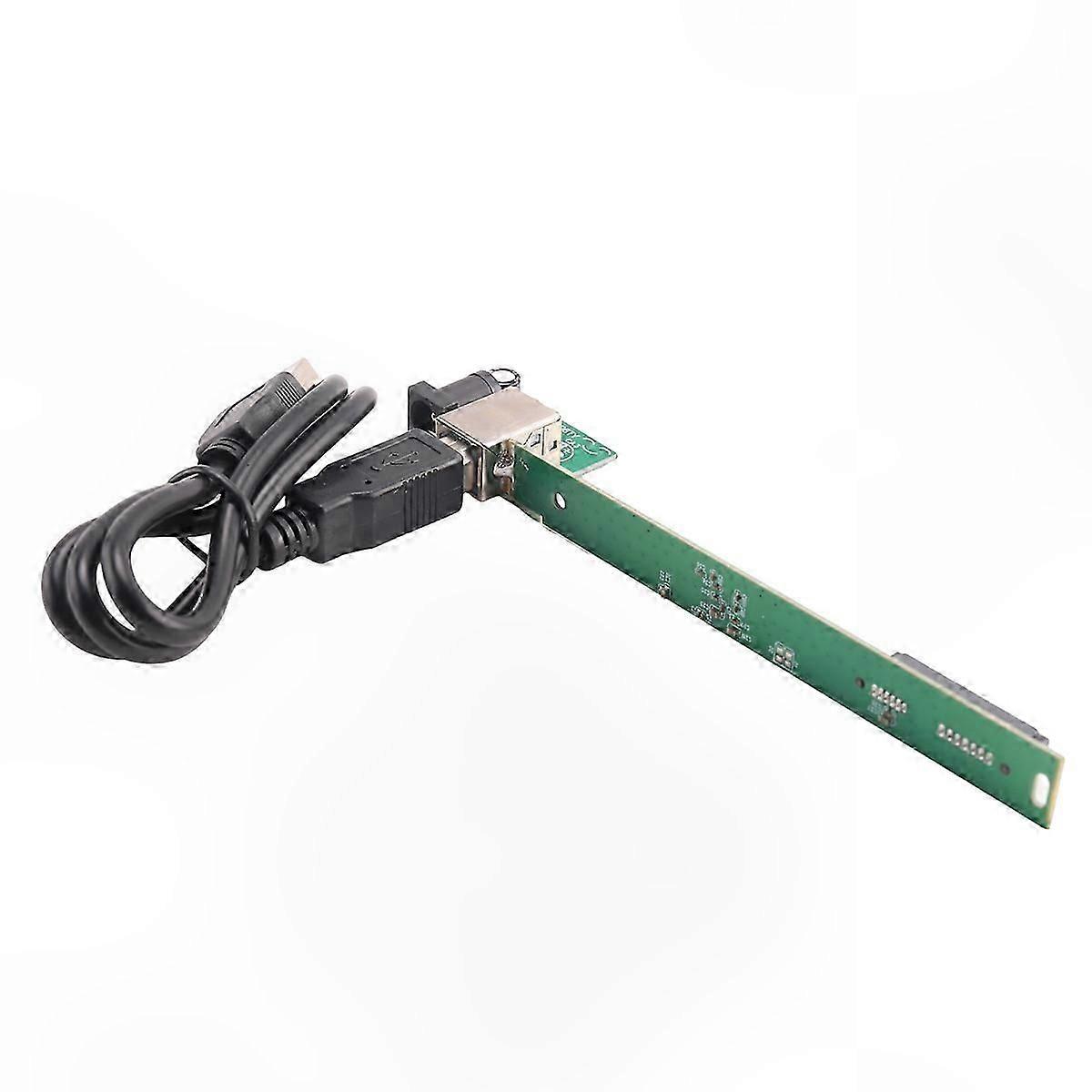 External DVD Drive Case, USB 2.0 Optical Disk Enclosure for Laptop/Desktop, 12.7mm CD/DVD-ROM Storage Solution