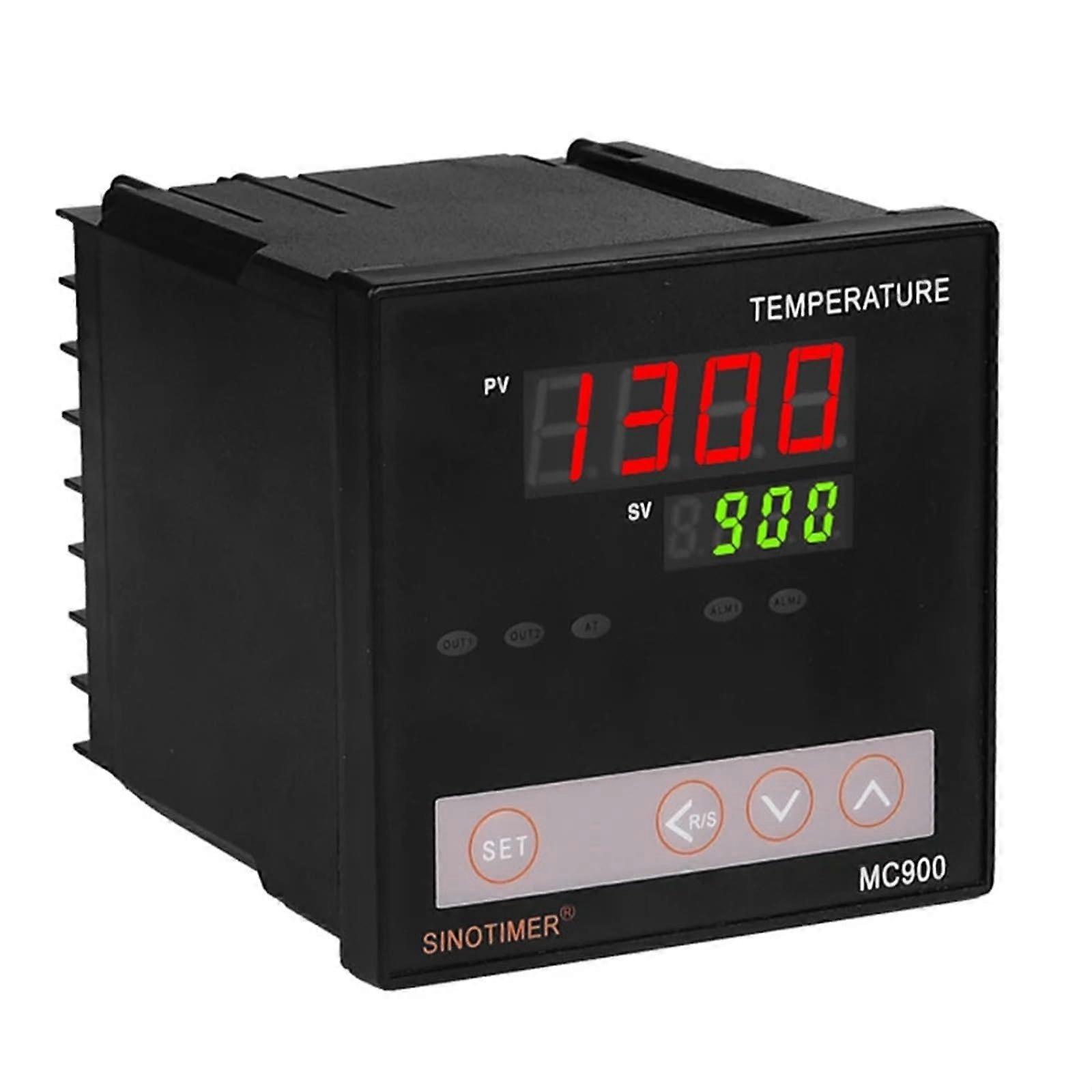 Digital PID Temperature Controller with Relay Output K Type or PT100, Heating Cooling, Alarm MC900