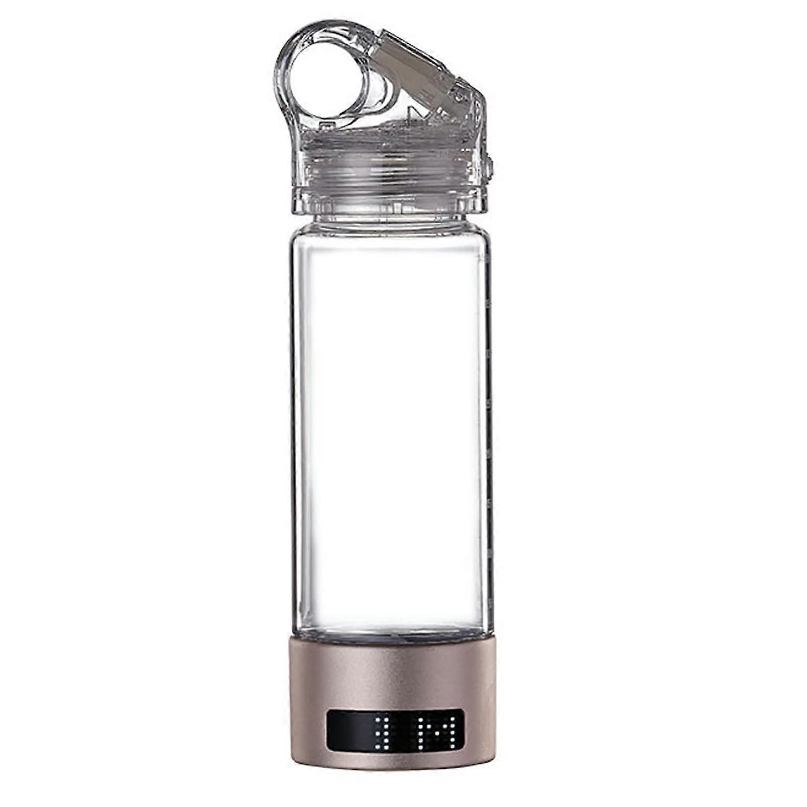 Hydrogen Water Bottle with Intelligent LED Display, Speed Electrolysis, 400ml Cup