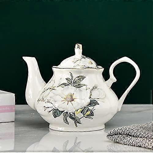 Large Capacity Porcelain Teapot Ceramic Tea Set Elegant Modern Design Multiple Size Options Wedding Gift