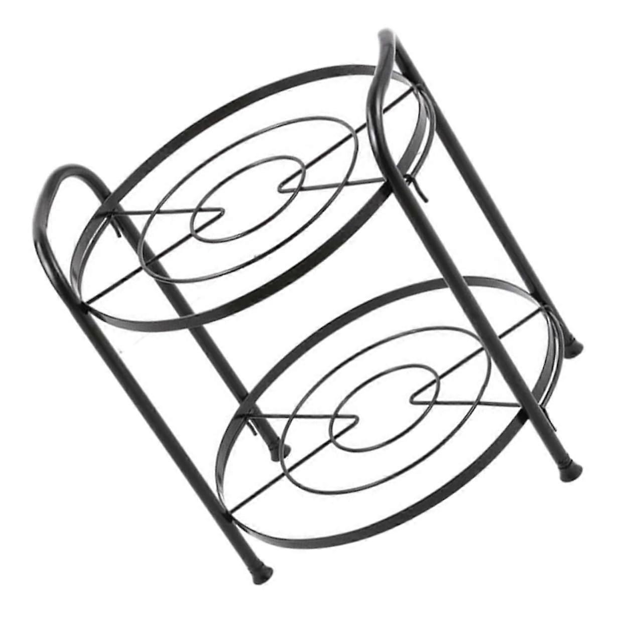 Kitchen Storage Rack with SpaceSaving Corner Design, Detachable TwoTier Pot and Pan Organizer Ref: 1271