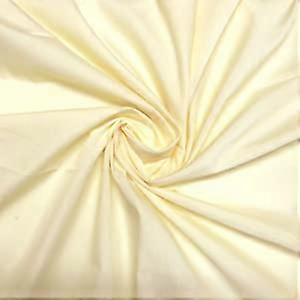 Extra Wide Poly Cotton Fabric Cream 1m Soft Breathable Material for Dressmaking and Draping