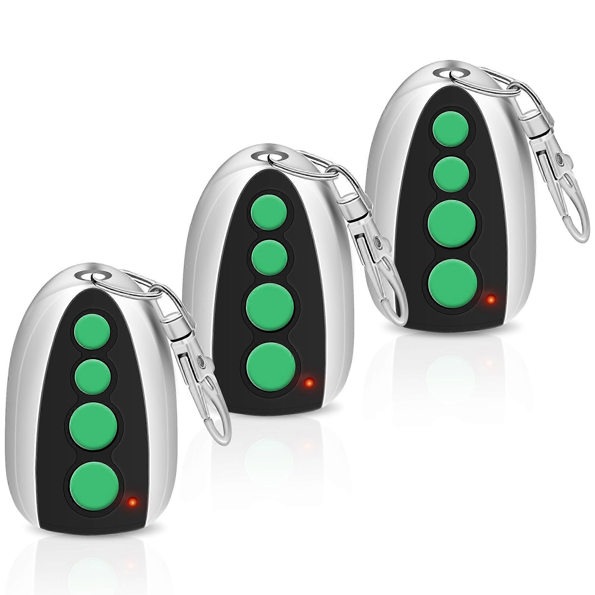 Gate Opener Remote 3 Pack for Topens Aleko Lockmaster with Long Range and Rolling Code Security