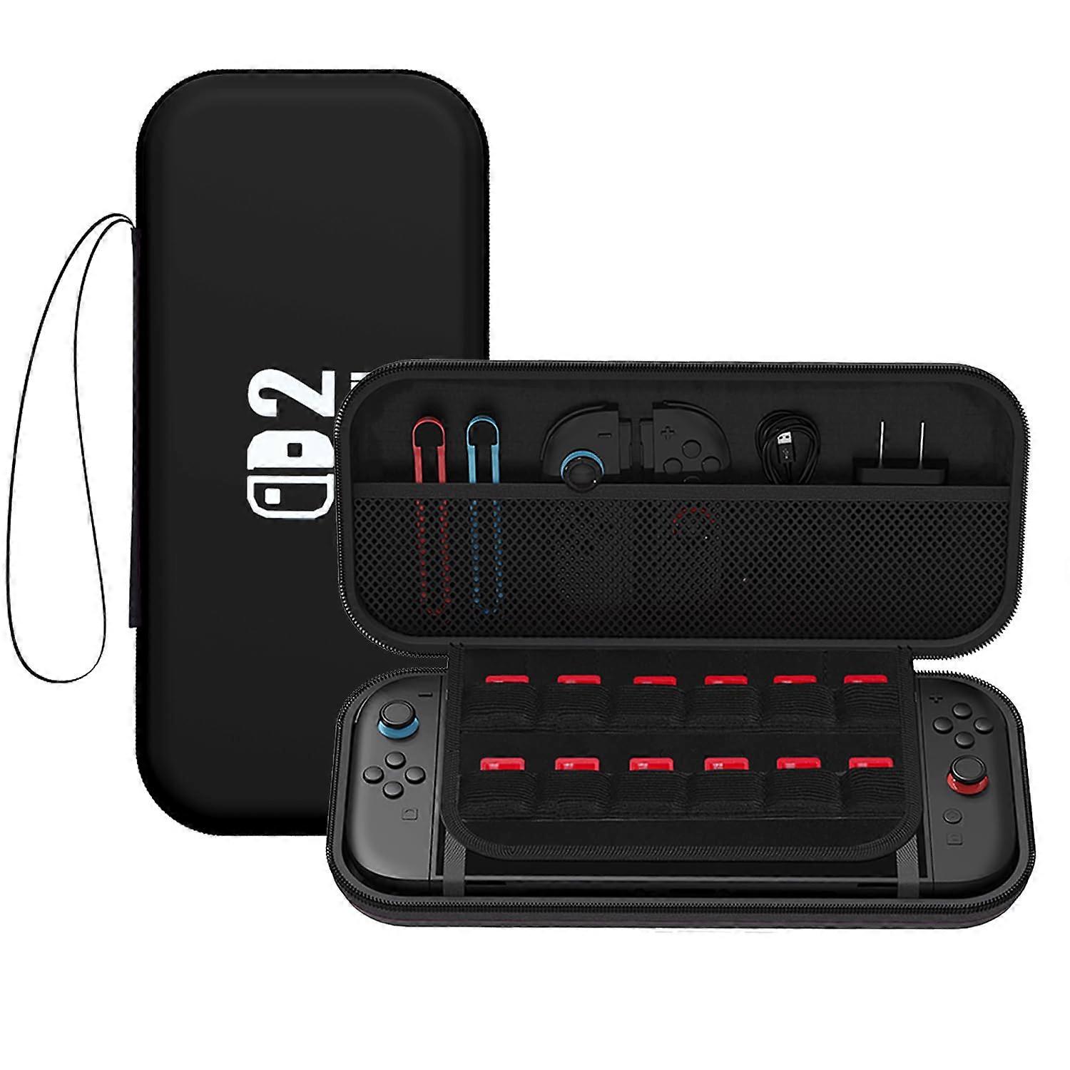 Carrying Case for Nintendo Switch 2 Shockproof Hard Shell with Game Storage and Accessories Pockets