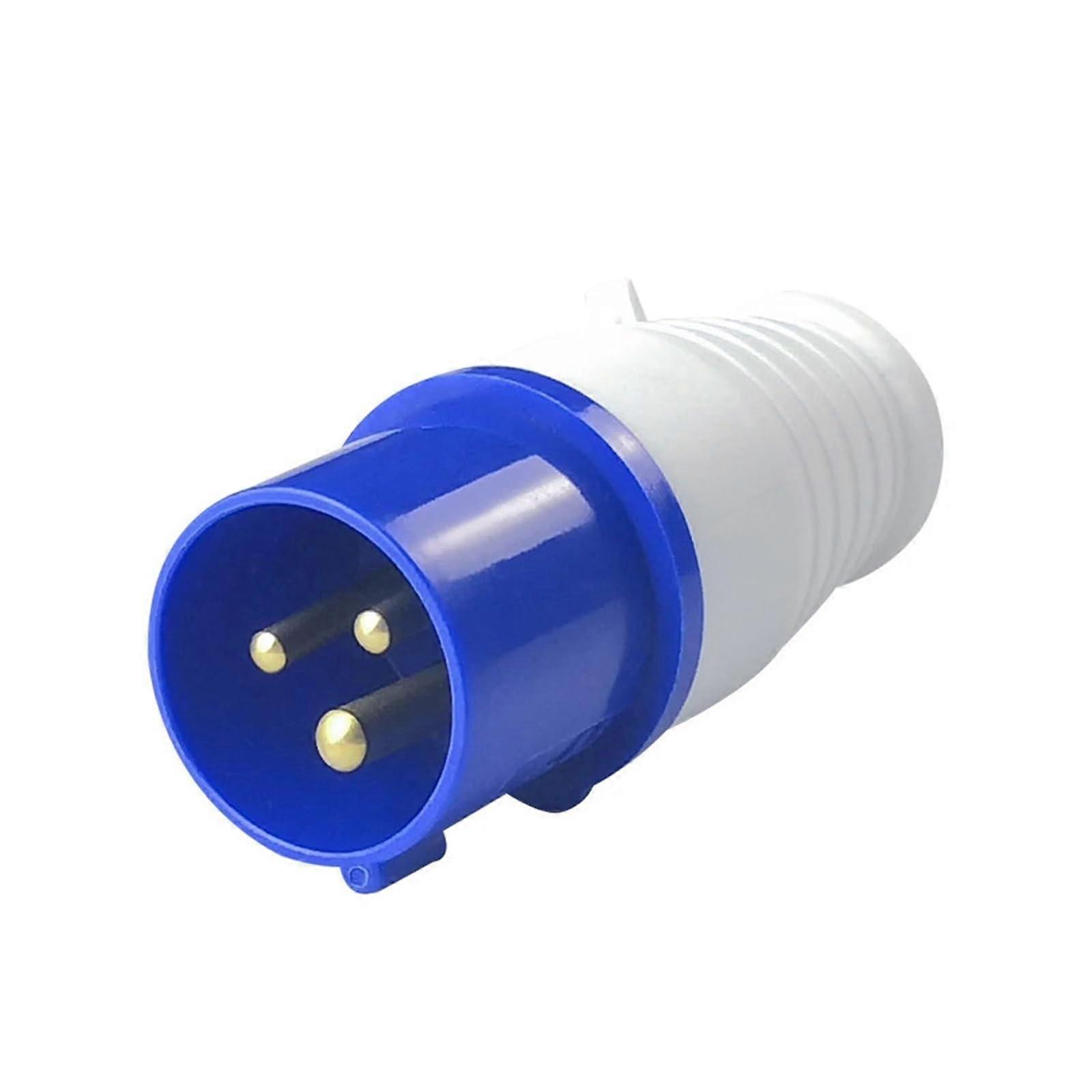 Three Phase Industrial Plug 16A 3 Pin Concealed Socket Waterproof Docking Connector 5 Hole
