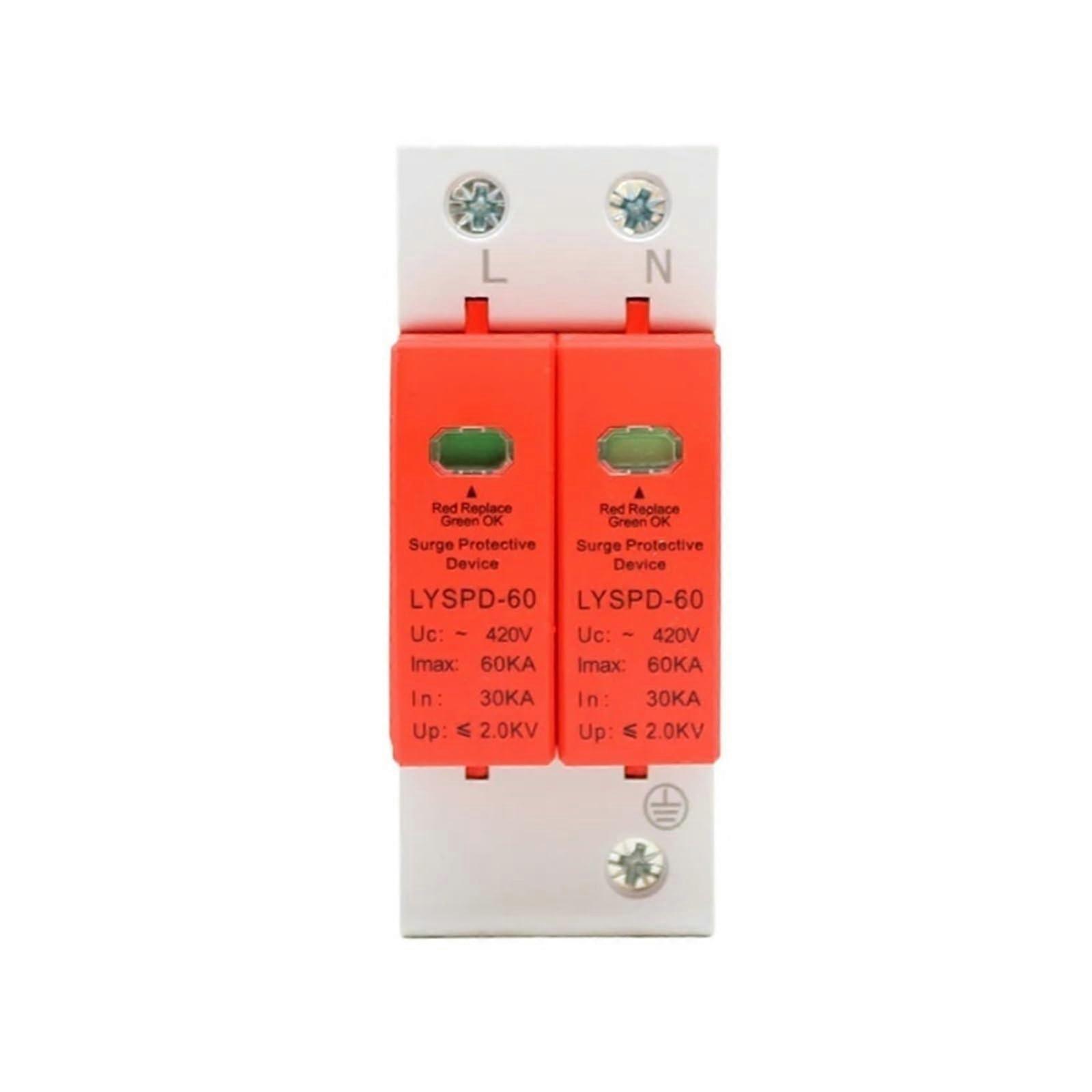 AC Surge Protector 4P 385V 2040KA Three Phase  Surge Protection MultiPole Design