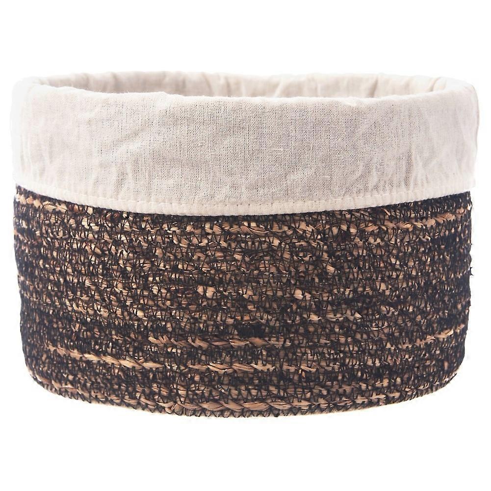 Panier fait main avec insert beige amovible