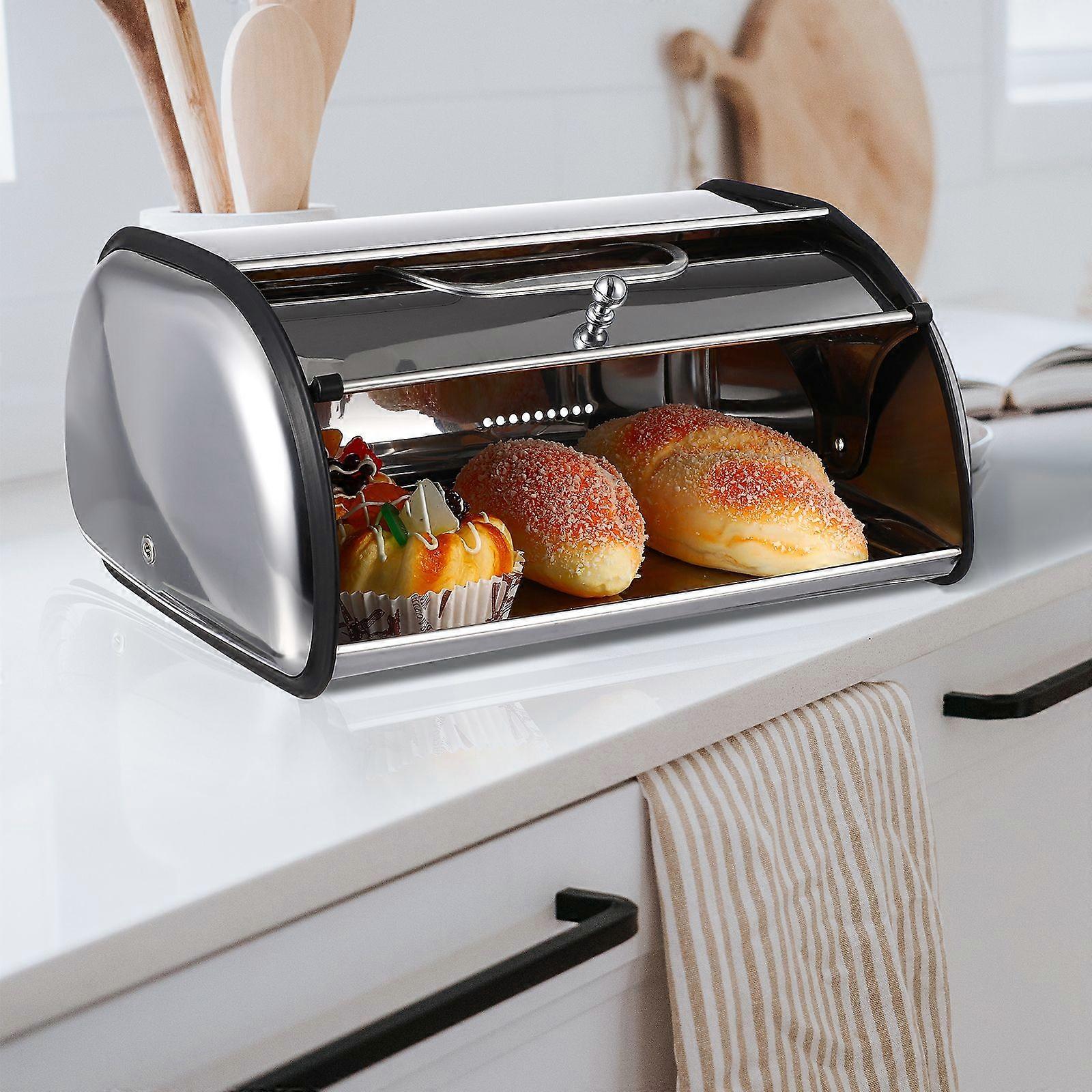 Stainless Bread Holder Multi-function Bread Container Household Bread Organizer