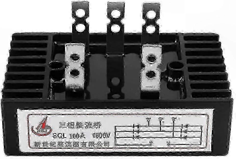 Three Phase AC to DC Diode Bridge Rectifier 1600V 100A Heavy Duty Rectifier Module