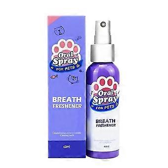 Pet Spray Dog Oral Care Bad Breath Teeth Cleaning Breath Freshener Plaque Remover