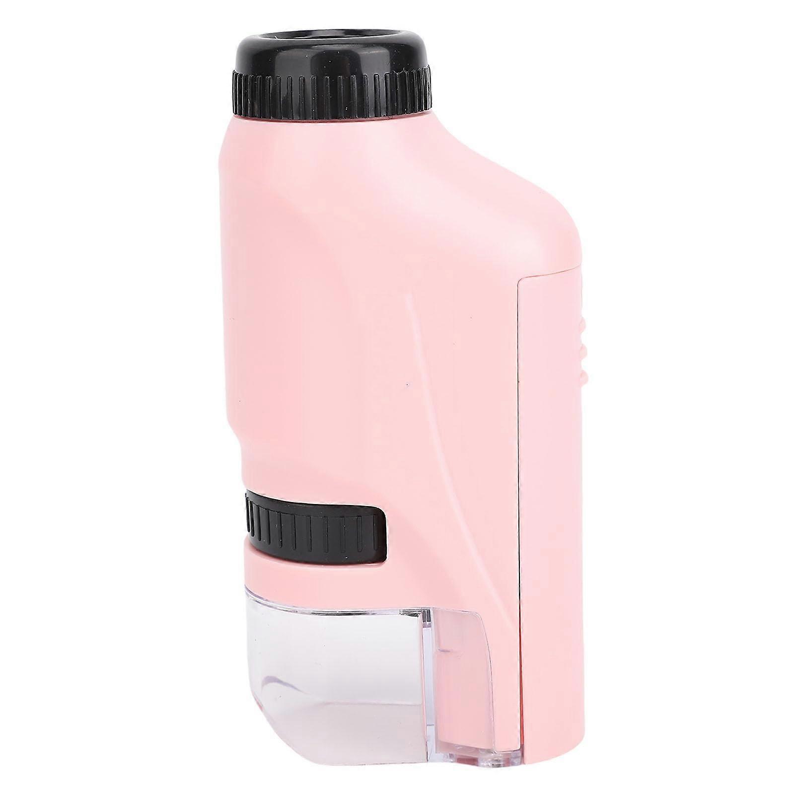 Portable Pocket Microscope for Kids 60X120X with LED Light, Durable Handheld for Science Exploration