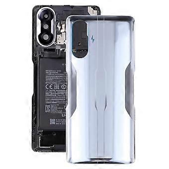 Silver Back Cover Replacement Rear Glass Panel for Xiaomi Redmi K40 Gaming Battery Door Upgrade