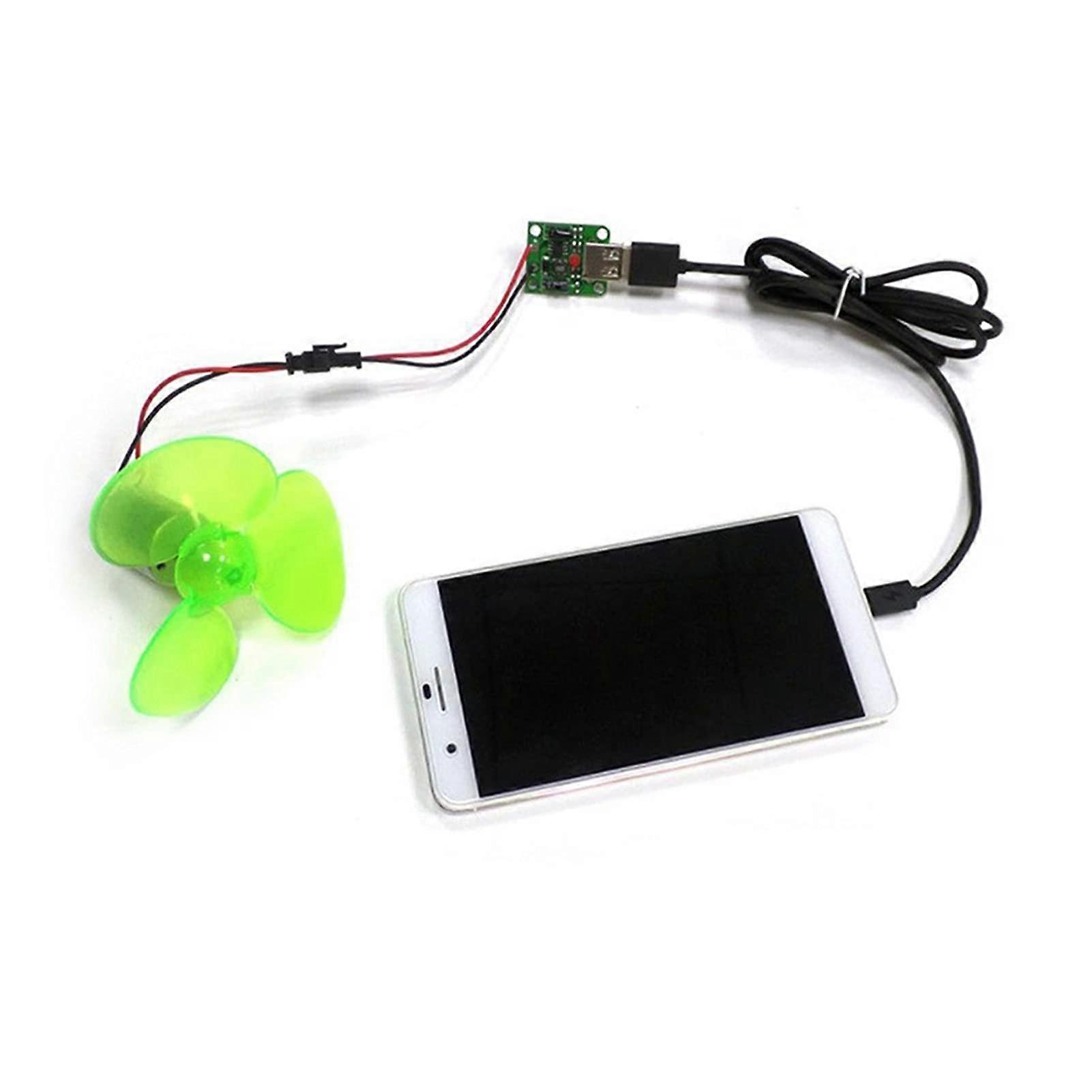 Mini Wind Turbine Generator Kit for DIY Educational Projects with USB Charging Output