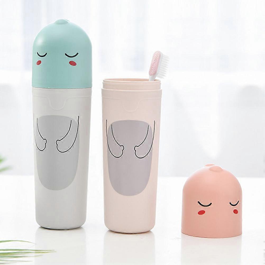 Toothbrush Container Toothbrush Boxes for Storage 2Pcs Portable Use