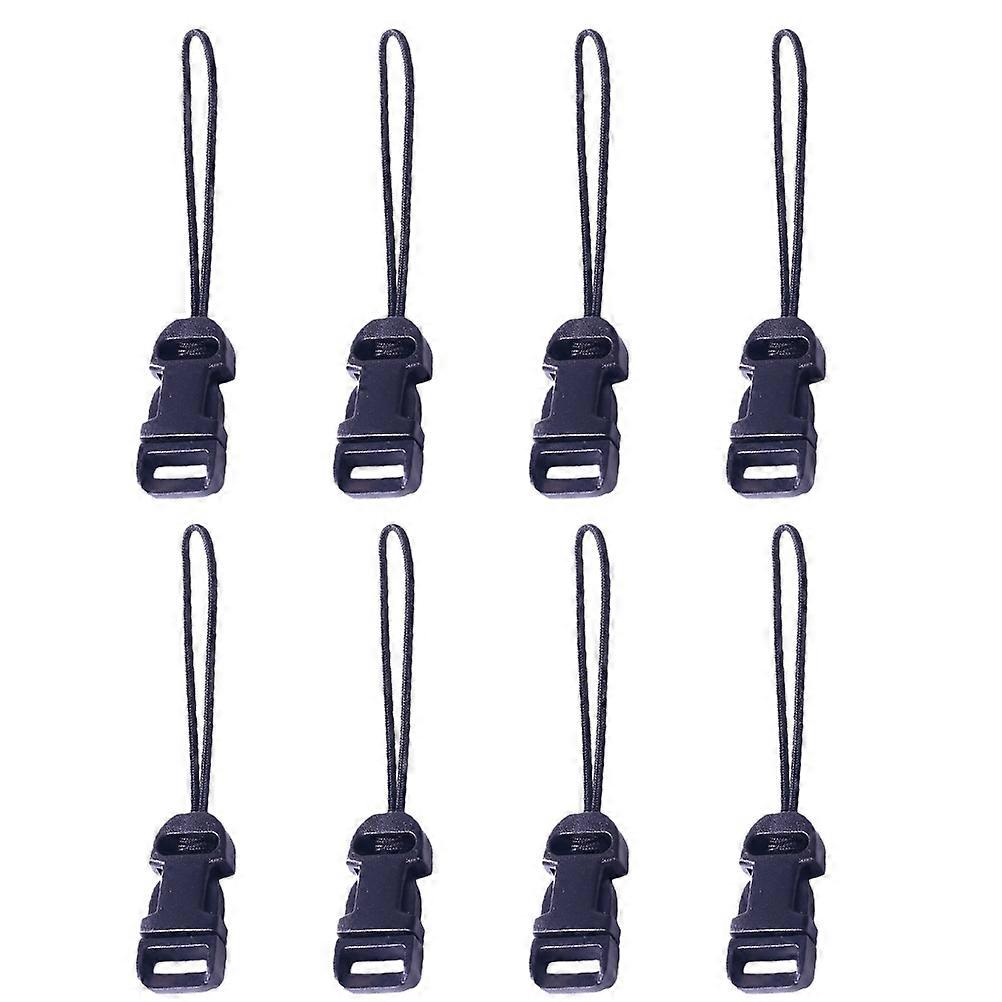 Quick Release Buckle Qd Loop for Camera Strap 8Pcs Black ABS Connectors