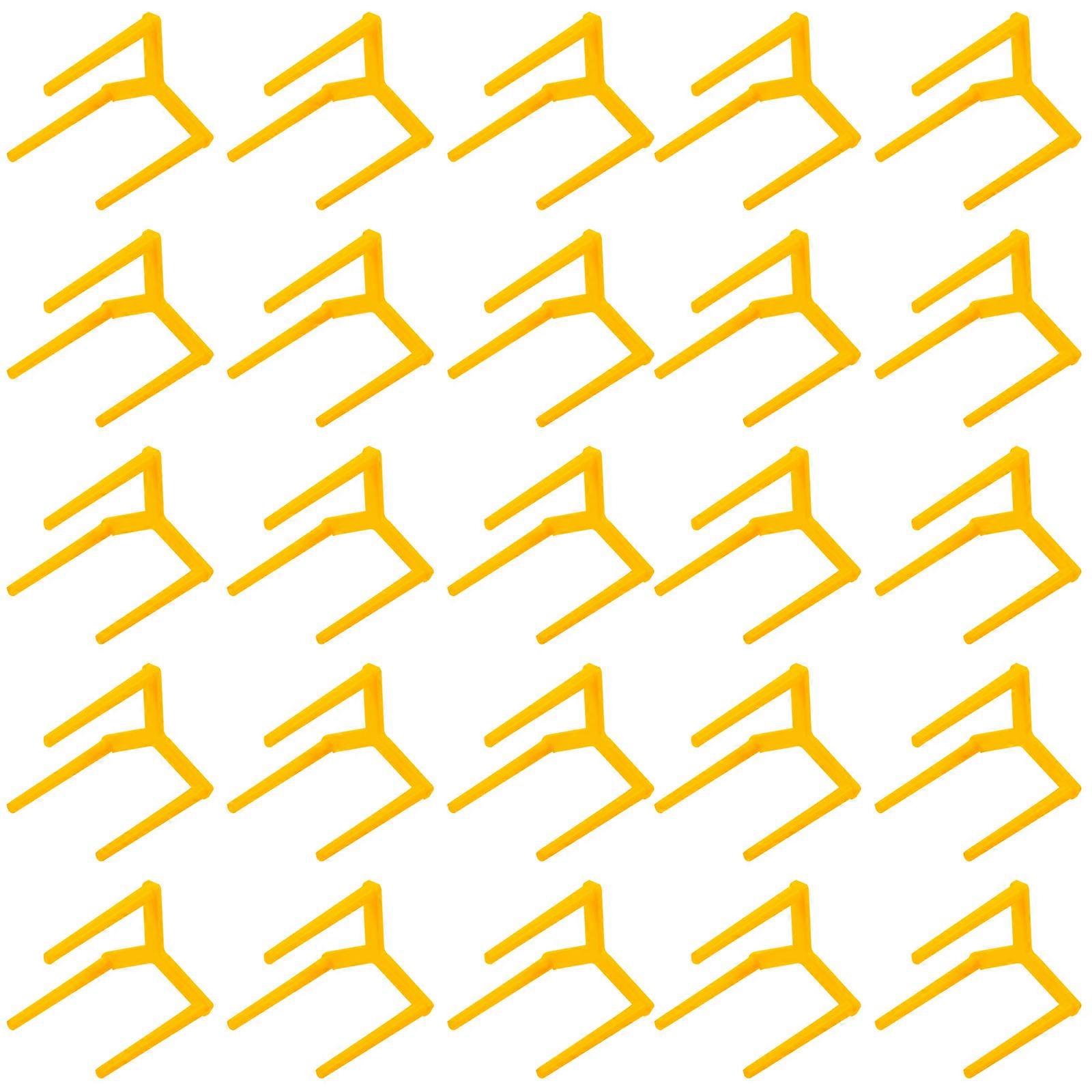 Anti-Stick Box Stand Plastic Pizza Saver Stand for Kitchen Use 100Pcs